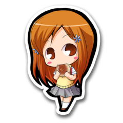 /Sticker_Bleach: Orihime (Chibi)