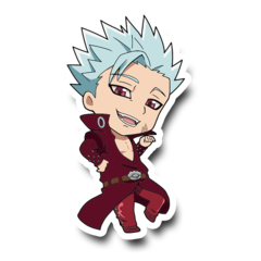 /STICKER_NANATSU_NO_TAIZAI: Ban (chibi)