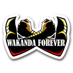 /STICKER_COMICS_MARVEL: Wakanda_forever