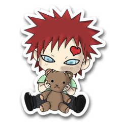 /STICKER_NARUTO: GAARA (CHIBI_PELUCHE)