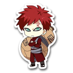 /STICKER_NARUTO: GAARA (CHIBI)