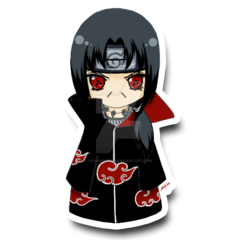 /STICKER_NARUTO: ITACHI_UCHIHA (CHIBI)