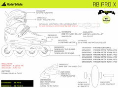 ROLLER ROLLERBLADE RB PRO 2022 GRIS/ROJO