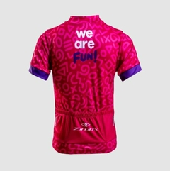 REMERA M/CORTA FUN ARES FUCSIA NIÑO - comprar online