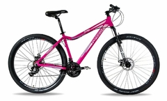 BICICLETA R.29 TOPMEGA FLAMINGO ROSA/BCO