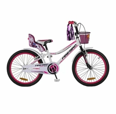 BICICLETA R.20 FIREBIRD HONEY ACERO BCO/ROSA