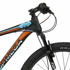 BICICLETA R.29 TOPMEGA SUNSHINE MTB F.DISCO NEG/NAR/CEL. - tienda online