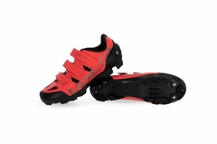 ZAPATILLA VOLTA MTB C/ABROJOS ROJO/NEG - Rollerbike