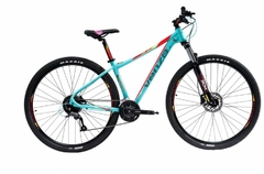 BICICLETA R.29 VENZO FRIDA DIVA 24V CEL/ROJ/AMA