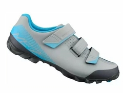 ZAPATILLAS SHIMANO MTB SH-ME200 MUJER T.37 GRIS/AZUL