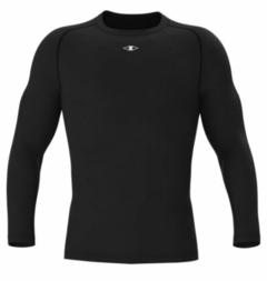 REMERA M/LARGA ZIROOX PRIMERA PIEL FLEX UNISEX NEGRO