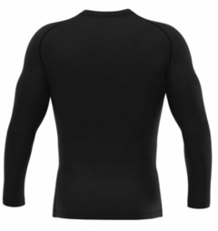 REMERA M/LARGA ZIROOX PRIMERA PIEL FLEX UNISEX NEGRO - comprar online