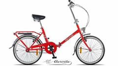 BICICLETA R.20 AURORA ORIGINAL 70 PLEGABLE ROJO