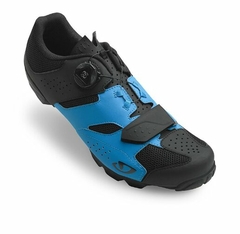 ZAPATILLAS MTB GIRO 1 BOA Y 1 ABROJO AZUL/NEGRO