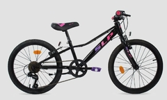 BICICLETA R.20 SLP GIRL 2023 NEGRO/VIOLETA/ROSA