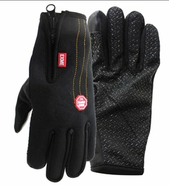 GUANTES CON CIERRE STOPPER NEGRO