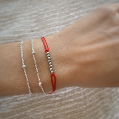 Pulseras Amistad bolitas (roja) - comprar online