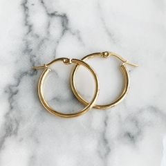 Argollas Large Gold - comprar online