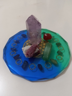 Orgonite Placa Desimpregnadora - Luz do Oriente Radiestesia e Esoterismo