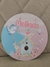 01 placa porta maternidade Jardim Encantado Passarinho Love Quadrinhos Decorarte - comprar online