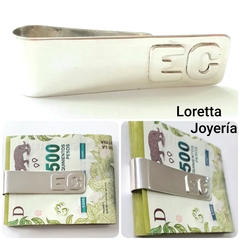 Sujeta Billetes de Plata - Loretta Joyería 