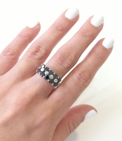 Anillo Onix de Plata Italiana - comprar online