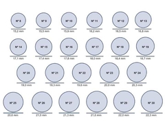 Alianzas De Plata Italianas de 5mm en internet