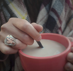 Anillo con Cactus de cobre - comprar online