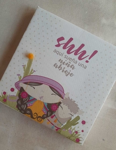 Cuadro Niña Abrojo "Shhh,,, - tienda online