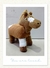 MINECRAFT CABALLO MARRON 20CM