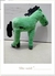 MINECRAFT CABALLO VERDE 20CM