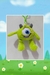 LLAVERO DE PELUCHE MONSTERS INC VERDE