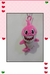 LLAVERO DE PELUCHE BABY SHARK ROSA