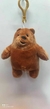 LLAVERO DE PELUCHE OSO ESCANDALOSO MARRON