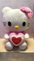 HELLO KITTY CORAZON ROSA 20 CM