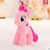 LLAVERO DE PELUCHE PONY ROSA