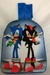 MOCHILA DE PELUCHE SONIC AZUL Y NEGRO