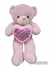 OSO ROSA CON CORAZON 75 CM