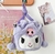 BOLSA DE PELUCHE KUROMI LILA