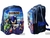 MOCHILA SONIC 40 CM 3 CIERRES