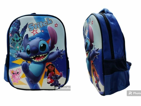 Mochila Stitch - Tres Cierres - Escolar - Liceal –