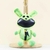 LLAVERO DE PELUCHE SMILING CRITTERS VERDE