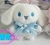 LLAVERO DE PELUCHE CINNAMOROLL