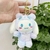 LLAVERO DE PELUCHE CINNAMOROLL CON PIEL