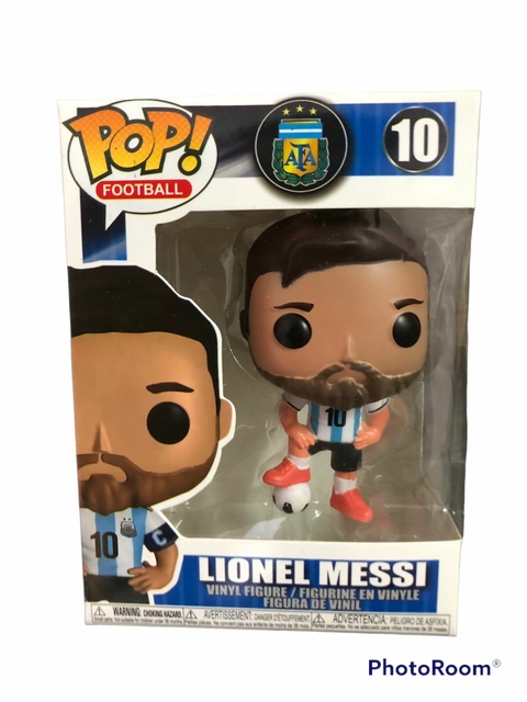 FUNKO POP Figura De Acción De Lionel Messi , Estrella Del Fútbol De # 10  Original