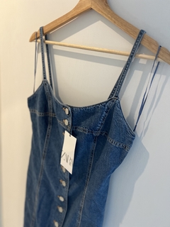 VESTIDO DENIM BRETEL ZARA - comprar online