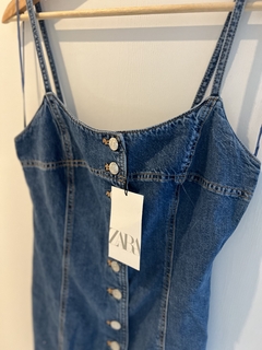 VESTIDO DENIM BRETEL ZARA en internet