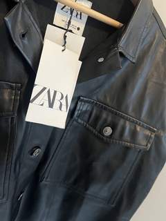 JACKET ECOCUERO ZARA - tienda online