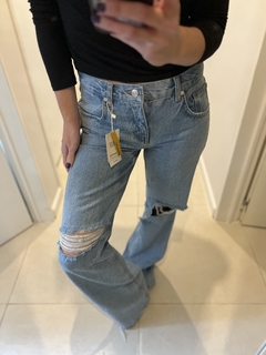 DENIM WIDELEG MANGO - comprar online