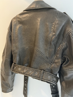 JACKET BIKER CARBON ZARA - comprar online